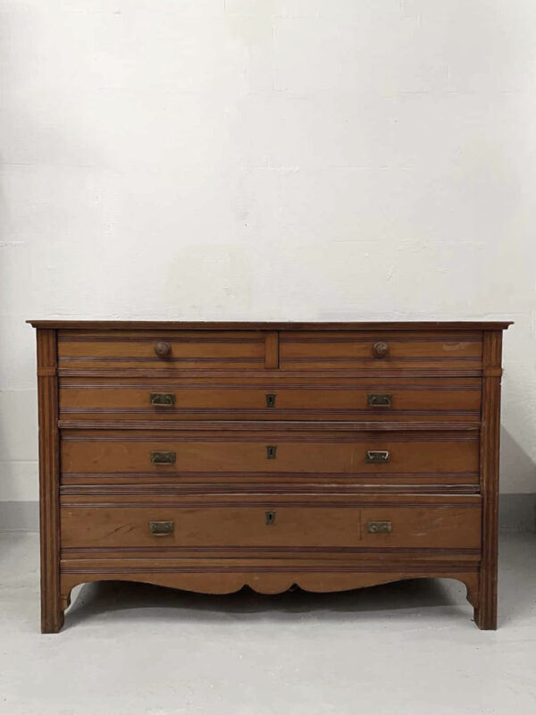 vintage commode vier lades - Madam Mien